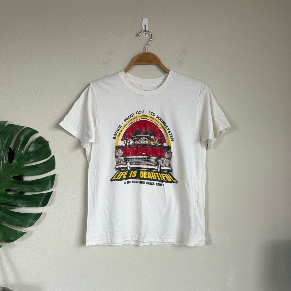 Life Is Beautiful A Big Beautiful Block Party Vegas Tee.